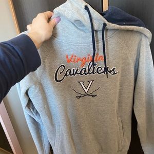UVA grey hoodie/sweatshirt women